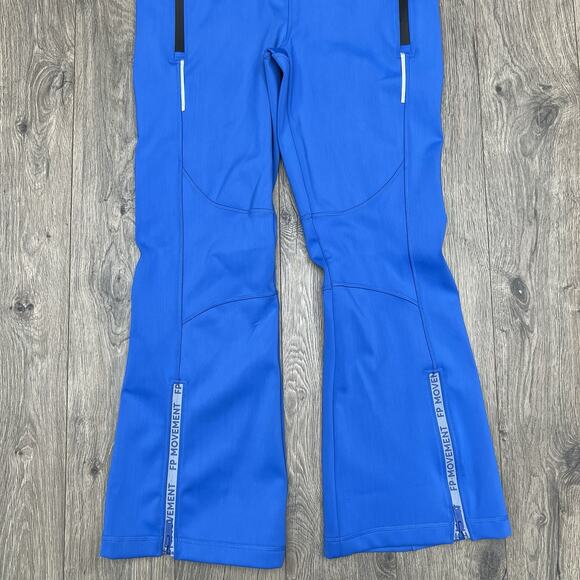 Free People Snow Bib Size Large Womens Blue Movement Powder Vixen Softshell - Picture 10 of 16